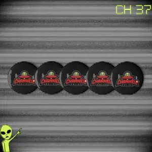 Channel 37 Online Set of 5 Pin Buttons