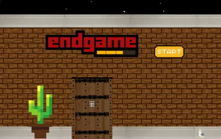 Endgame Bar website preview.